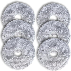 �y �G�R�o�b�N�X ���b�v 6�� �zECOVACS DEEBOT T50 �V���[�Y, X1, X2 �V���[�Y, N30 �V���[�Y, T10, T20 �V���[�Y�ɑΉ� ���b�v�p�b�h �����p �􂦂郂�b�v �}�C�N���t�@�C�o�[ ���͐��| �z���� �ϋv�� ��