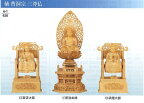 【仏壇】【仏像】 仏像　楠　曹洞宗　脇侍　金泥書　承陽大師・常済大師　ロ　2.5寸（釈迦如来は含まれておりません）