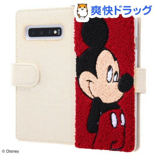 楽天市場 Galaxy S10 ディズニーキャラクター 手帳型ケース サガラ刺繍 ミッキー 1個 イングレム 爽快ドラッグ