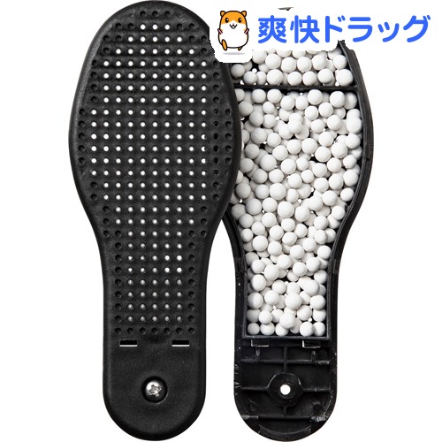 Karari 日本正規品 脱臭用足形PPタブレット L HO1943 ブラック 2個入 無料