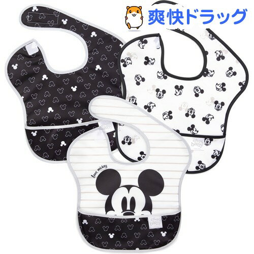 楽天市場 バンキンス ディズニーコラボ スーパービブセット 食事用ビブ Love Mickey 3枚セット バンキンス Bumkins 爽快ドラッグ