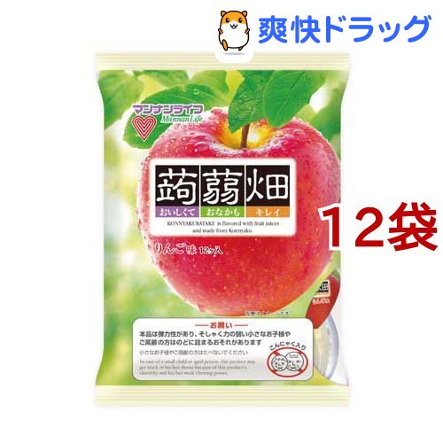 楽天市場 蒟蒻畑 りんご味 25g 12コ入 12コセット 蒟蒻畑 爽快ドラッグ
