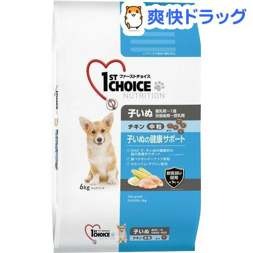 楽天市場 ファーストチョイス 幼犬の健康サポート 中粒 チキン 6kg 1909 Pf01 ファーストチョイス 1st Choice ドッグフード 爽快ドラッグ