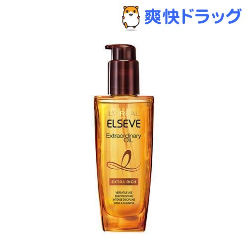 楽天市場 ロレアルパリ ヘアオイル エクストラリッチ フィニッシュ 洗い流さないトリートメント 100ml Ni10p Ropm Rp4p エルセーヴ 爽快ドラッグ