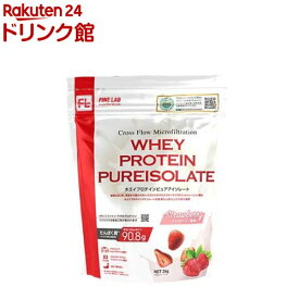 ファインラボ ホエイプロテイン ピュアアイソレート ストロベリー風味(2kg)【ファインラボ】[wpi]