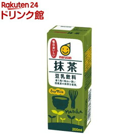 マルサン 豆乳飲料 抹茶(200ml*24本セット)【マルサン】