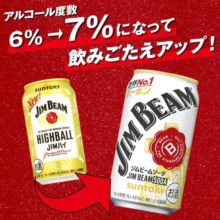 楽天市場】サントリー ハイボール ジムビーム ソーダ(500ml*48本セット 