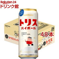 サントリー ハイボール トリスハイボール 缶(500ml*48本セット)【トリスクラシック(トリスウイスキー)】