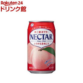 不二家 ネクター ピーチ 缶(350g*24本入)【ネクター】