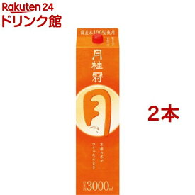 月桂冠 つき(3000ml*2本セット)【月桂冠】[日本酒 紙パック 料理酒 大容量 宅飲み 晩酌 京都]