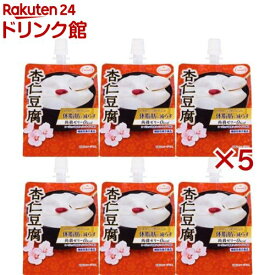 Tarami 蒟蒻ゼリー 0kcal 杏仁豆腐(6個入×5セット(1個150g))[たらみ 食物繊維 低カロリー ゼリー飲料]