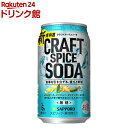 サッポロ クラフトスパイスソーダ 缶(350ml×24本入)