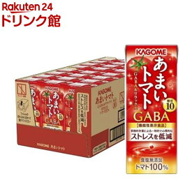 カゴメ あまいトマト GABA＆リラックス(195ml*24本入)【h3y】【トマトジュース 紙】