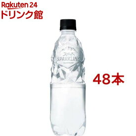 サントリー THE STRONG 天然水スパークリング ラベルレス(510ml*48本セット)【サントリー天然水】