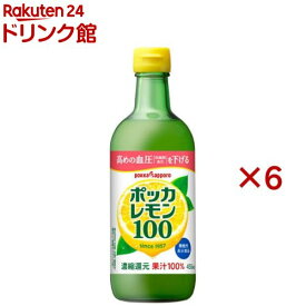 ポッカサッポロ ポッカレモン100(450ml×6セット)