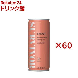 サバイバー エナジードリンク 缶(30本入×2セット(1本250ml))【富永食品】
