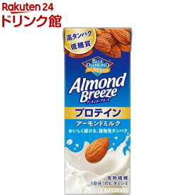 カゴメ アーモンド・ブリーズ プロテイン(200ml×24本入)[低糖質 1日分のビタミンE 食物繊維 高たんぱく]