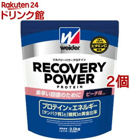 ウイダー リカバリーパワープロテイン ピーチ味(3.0kg*2コセット)【ウイダー(Weider)】