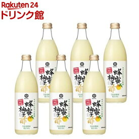 キッコーマン 蜂蜜柚子酢(500ml*6本セット)【キッコーマン】