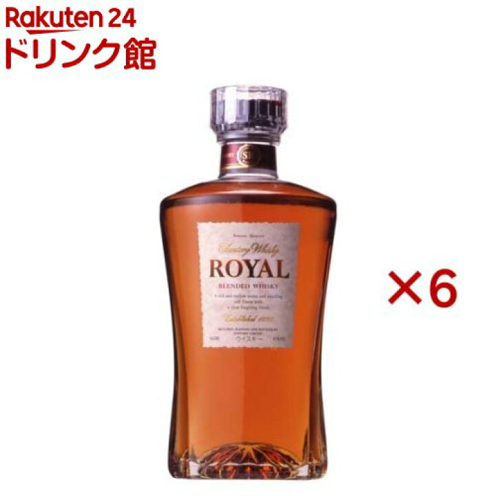 楽天市場】サントリー ウイスキー ローヤル スリムボトル(660ml×6 