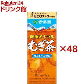 伊藤園 健康ミネラルむぎ茶 紙パック(24本入×2セット(1本250ml))【健康ミネラルむぎ茶】