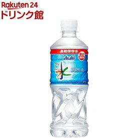 アサヒ おいしい水天然水 長期保存水 防災備蓄用(500ml*24本入)【おいしい水】