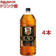 ブラックニッカクリア ペットボトル(4000ml*4本セット)【ブラックニッカ】[アサヒビール/ウイスキー/ブラ…