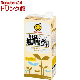 マルサン 毎日おいしい無調整豆乳(1L*6本入)【マルサン】