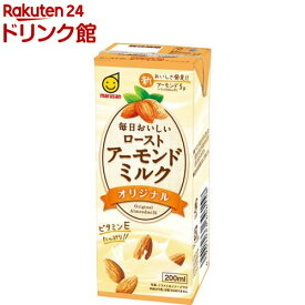 マルサン 毎日おいしいローストアーモンドミルク オリジナル(200ml*24本セット)【マルサン】