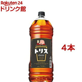 サントリー ウイスキー トリス トリスクラシック ペットボトル(4000ml／4L*4本セット)【トリスクラシック(トリスウイスキー)】