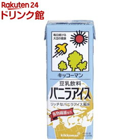 キッコーマン 豆乳飲料 バニラアイス(200ml*18本入)【キッコーマン】