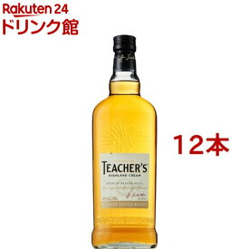 サントリー スコッチウイスキー ティーチャーズ ハイランドクリーム(700ml*12本セット)