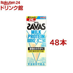 ���� �U�o�X �~���N�v���e�C�� MILK PROTEIN ���b0 �o�j������(200ml*48�{�Z�b�g)�y�U�o�X �~���N�v���e�C���z