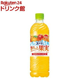 サントリー天然水 きりっと果実 オレンジ＆マンゴー(600ml*24本入)【サントリー天然水】