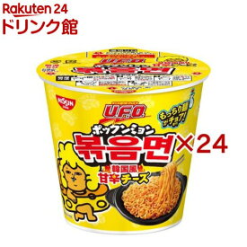 日清焼そばU.F.O. ポックンミョン 韓国風甘辛チーズ ケース(12食入×2セット(1食79g))【日清焼そばU.F.O.】