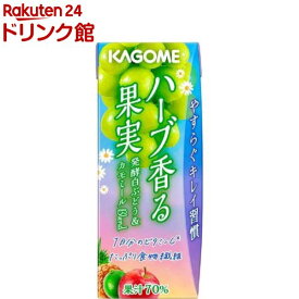 ハーブ香る果実 発酵白ぶどう＆カモミール(195ml*24本入)【カゴメジュース】