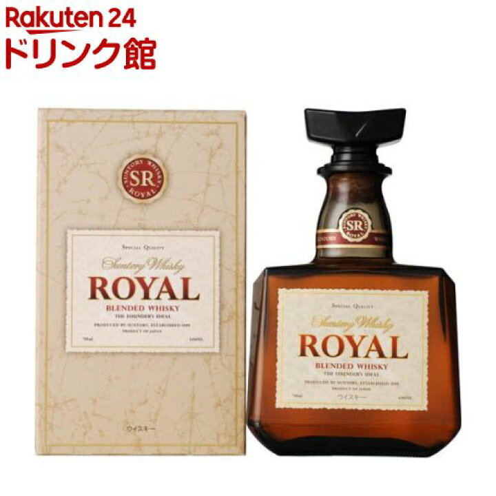 楽天市場】【企画品】サントリーウイスキーローヤルカートン付き(700ml 