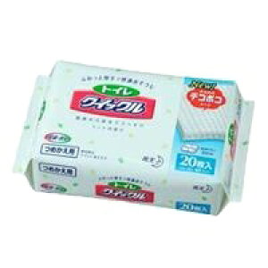 【3980円以上で送料無料(沖縄を除く)】花王 トイレクイックル つめかえ用 ジャンボパック20枚