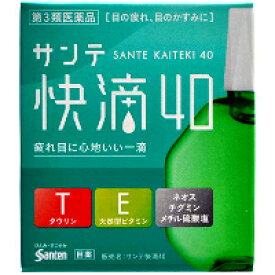 楽天市場 参天製薬 サンテ快滴40 15mlの通販