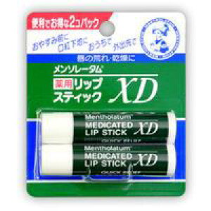 ◆3個セット/【メール便送料無料】ロート製薬 メンソレータム 薬用リップスティックXD 3個パック