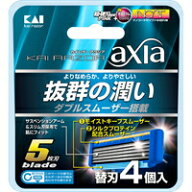 【メール便送料無料】【お取り寄せ対象品】カイレザー axia 替刃 4個入[貝印]