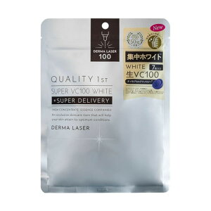 ��3�Z�b�g/�y���[���֑��������z�N�I���e�B�t�@�[�X�g Quality 1st �_�[�}���[�U�[ �X�[�p�[VC100 �z���C�g �}�X�N 7������ �t�F�C�X�p�b�N �V�[�g�}�X�N ������ �r�^�~��C [�_�[�}���[�U�[]