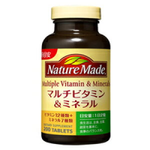 �y3980�~�ȏ�ő��������i����������j�z��ː��� Nature Made �l�C�`���[���C�h �}���`�r�^�~��&�~�l����200��