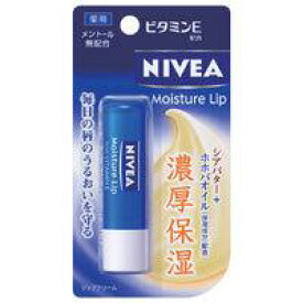 ◆2個セット/【メール便送料無料】花王 NIVEA Moisture lip ニベアリップケア ビタミンE 3.9g