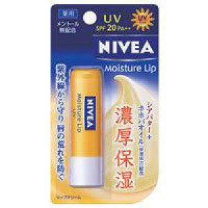 �y���[���ւ͉��E���i�ڂł�����255�~�z�ԉ� NIVEA Moisture lip �j�x�A���b�v�P�A UV 3.9g