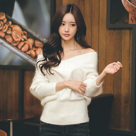 楽天市場 オフショルダー ニットの通販