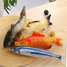 【ポイント最大12倍!お買い物マラソン！1着半額！まとめ買い2枚購入割引クーポン利用で！ 】猫おもちゃ ねこちゃん お魚 マタタビ入り ペットおもちゃ 猫用抱き枕 噛むおもちゃ ペット用品 清潔安全 運動不足解消 インスタ映え
