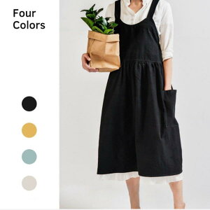 【5と0のつく日限定!1着半額!まとめ買い2枚購入割引クーポン利用で! 】エプロン レデイース 前掛け 可愛い 保育士 介護 シンプル ワークエプロン ワンピース 胸当て クッキング 北欧 大