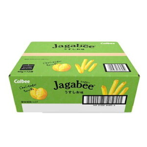 �y�ő�|�C���g9�{!�{������! �z�J���r�[ �W���K�r�[ ���������� 38g×12�� Calbee Jagabee 12pack
