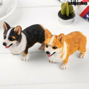 犬の置物 小型 コーギー アニマルグッズ いぬ イヌ 動物 オーナメント ガーデン インテリア 雑貨 置物 庭 ガーデンオブジェ リアル 誕生日プレゼント女性
